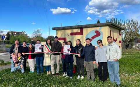 Inaugurato il murales per la quinta edizione di “Ciserano Decanta”