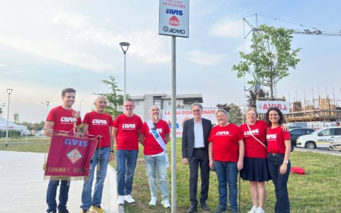 Inaugurato il nuovo Parco del Donatore per festeggiare i 60 anni dell’Avis Verdellino-Zingonia