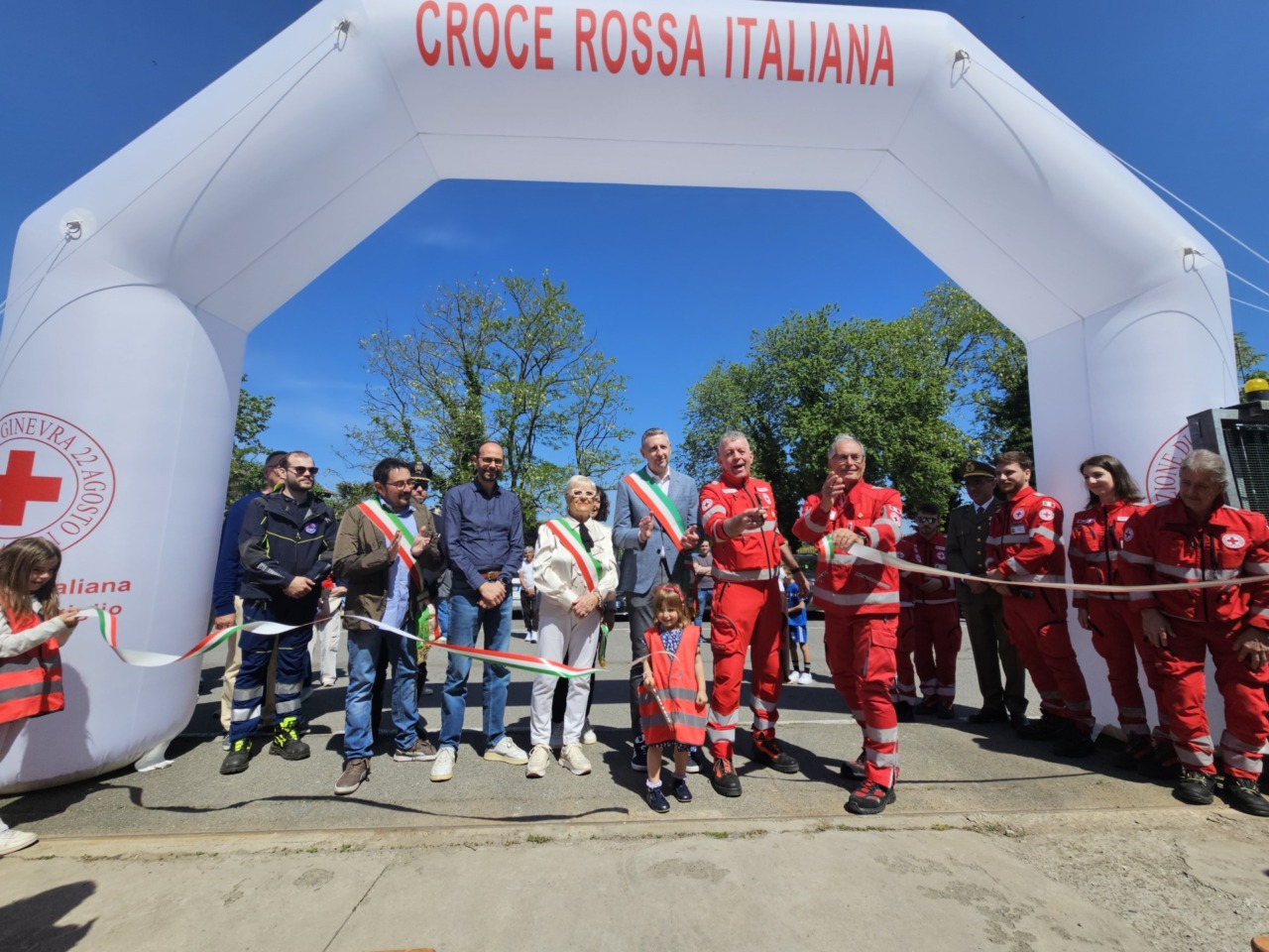 La Croce rossa di Treviglio inaugura la nuova postazione a Castel Rozzone