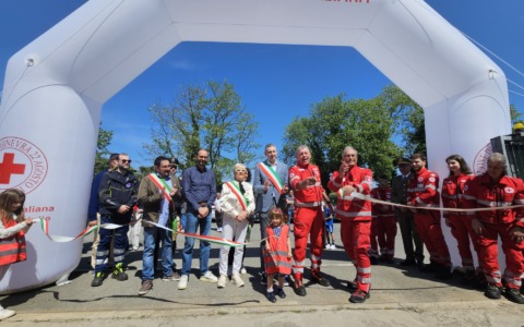 La Croce rossa di Treviglio inaugura la nuova postazione a Castel Rozzone