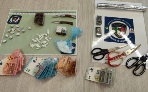Operazione antidroga della Polizia Locale: quattro denunce e sequestri per oltre tre etti di stupefacenti