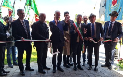 Inaugurati in pompa magna il centro polifunzionale “Don Gnocchi” e il Parco degli alpini