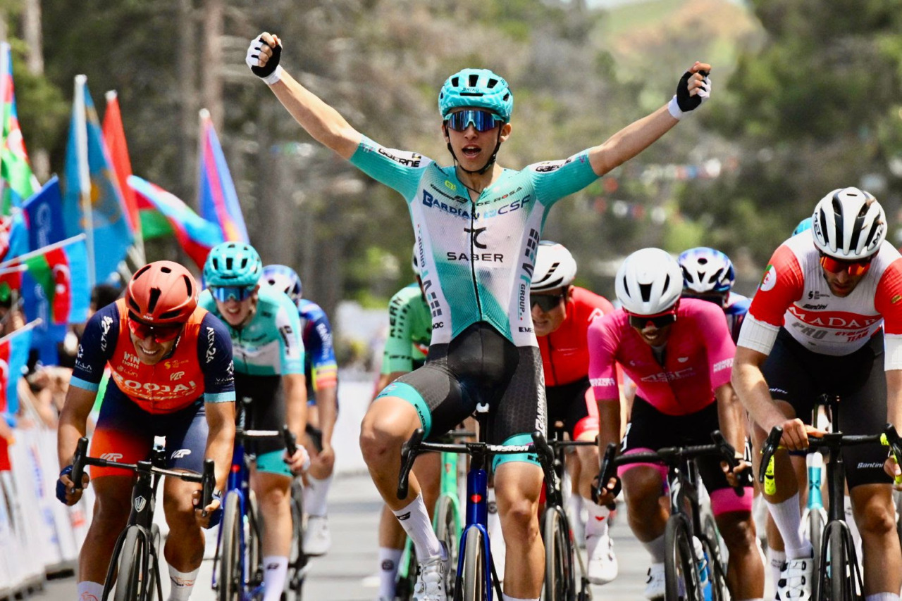 Ciclismo, per il trevigliese Marco Manenti arriva la prima vittoria da professionista in Azerbaijan
