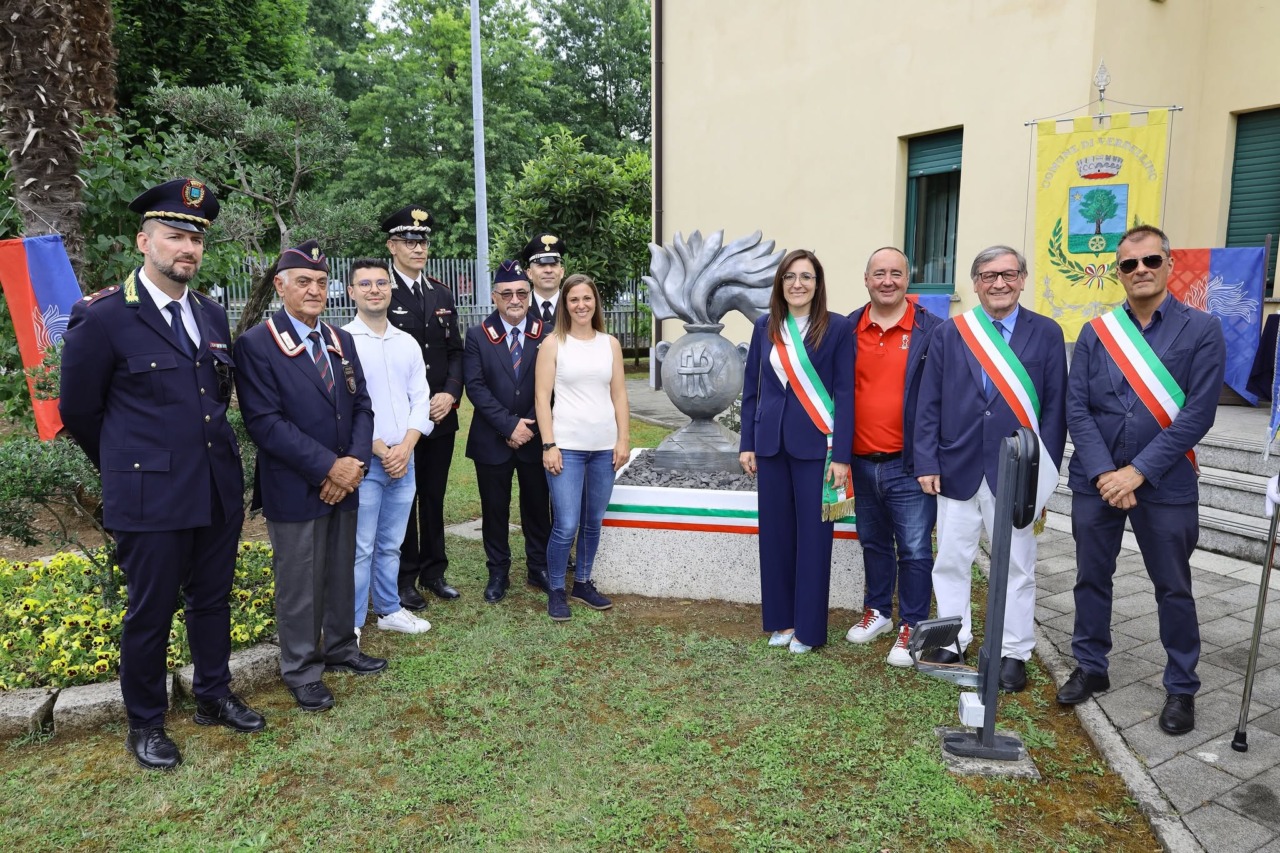Inaugurato alla Tenenza di Zingonia il monumento in onore dei carabinieri