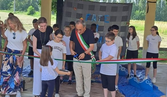 Inaugurata la nuova aula all’aperto della scuola primaria di Masano