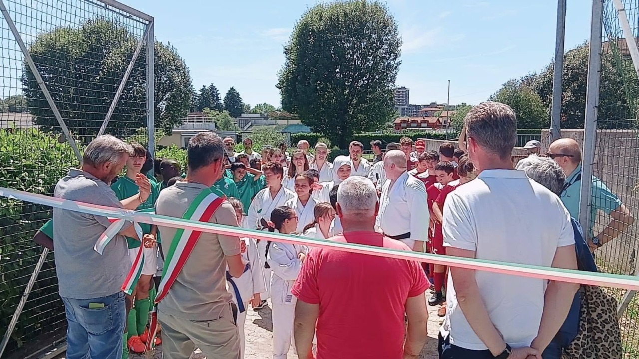 A Verdellino inaugurati i nuovi campi al centro sportivo
