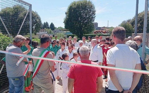 A Verdellino inaugurati i nuovi campi al centro sportivo