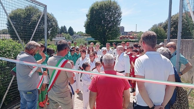 A Verdellino inaugurati i nuovi campi al centro sportivo