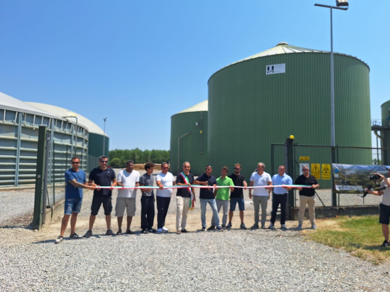 Inaugurato il nuovo impianto a biometano della Cascina Bornocchia