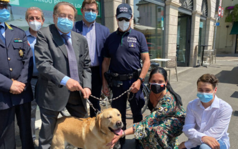 E’ morto Trevi, il primo cane poliziotto della Locale di Treviglio
