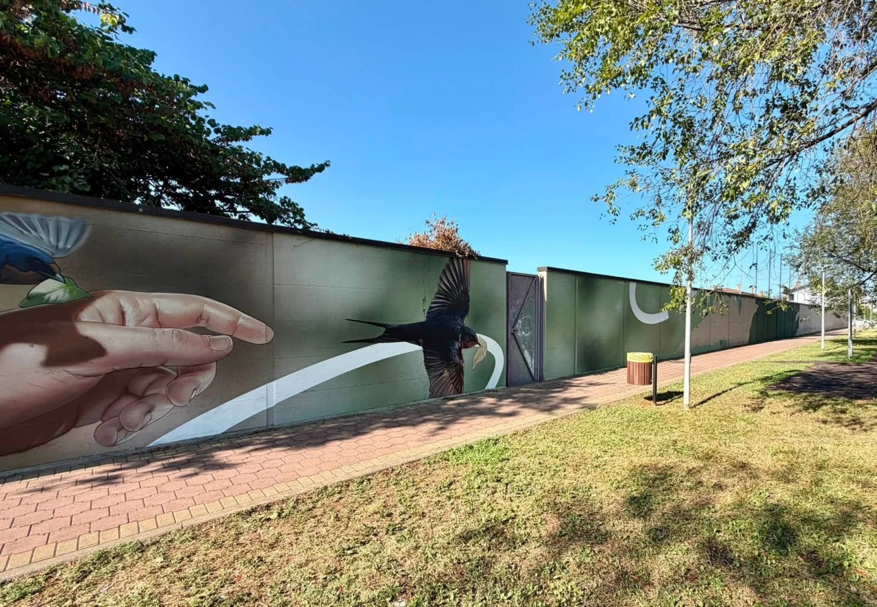 Antegnate, un murale per trasformare il ricordo di quattro amici in energia