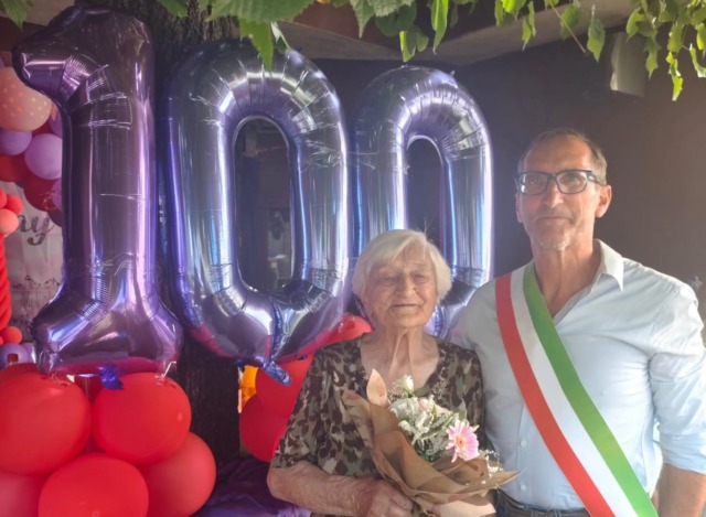 Bariano in festa per i 100 anni di Maria Fiorati: gli auguri del sindaco e di tutta la comunità
