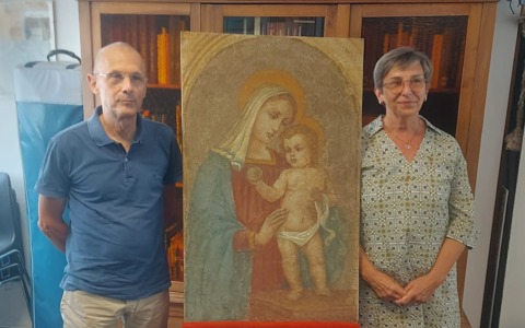 La “Madonna con bambino” di Giacomo Belotti torna a splendere