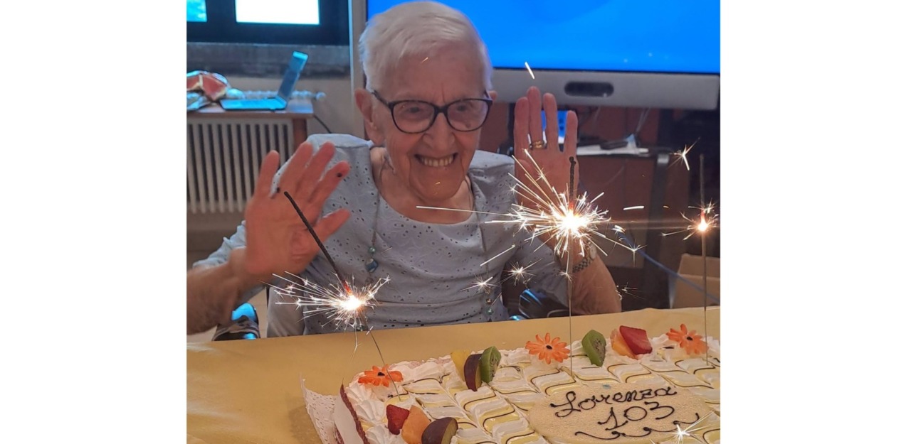 Auguri a nonna Lorenza Trezzi, quest’anno sono 103!