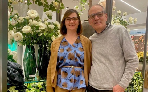 Gabriele Anghinoni, da oltre 40anni tra i fiori e le piante