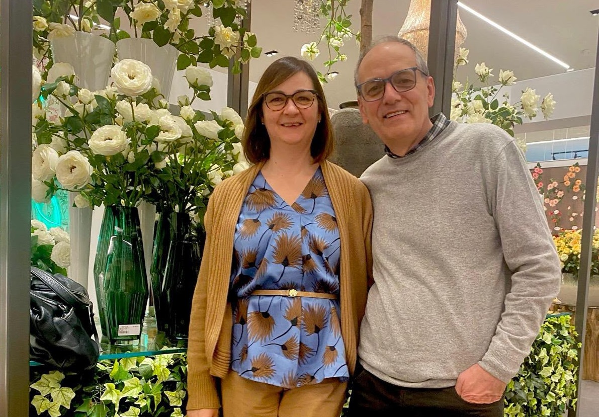Gabriele Anghinoni, da oltre 40anni tra i fiori e le piante
