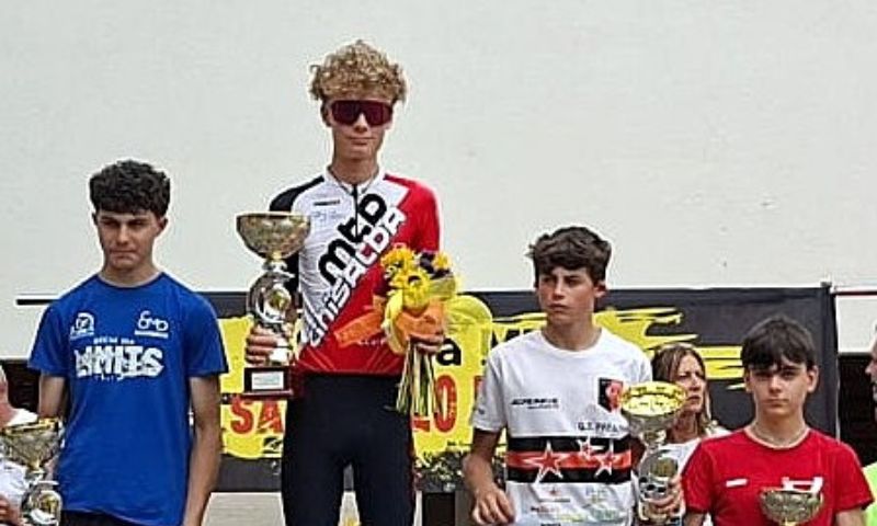 Il colognese Nicolò Orisio beffa il gruppo e trionfa tra gli Esordienti a San Paolo d’Argon