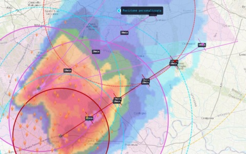 Nuova allerta meteo sulla Bassa: cella temporalesca in arrivo