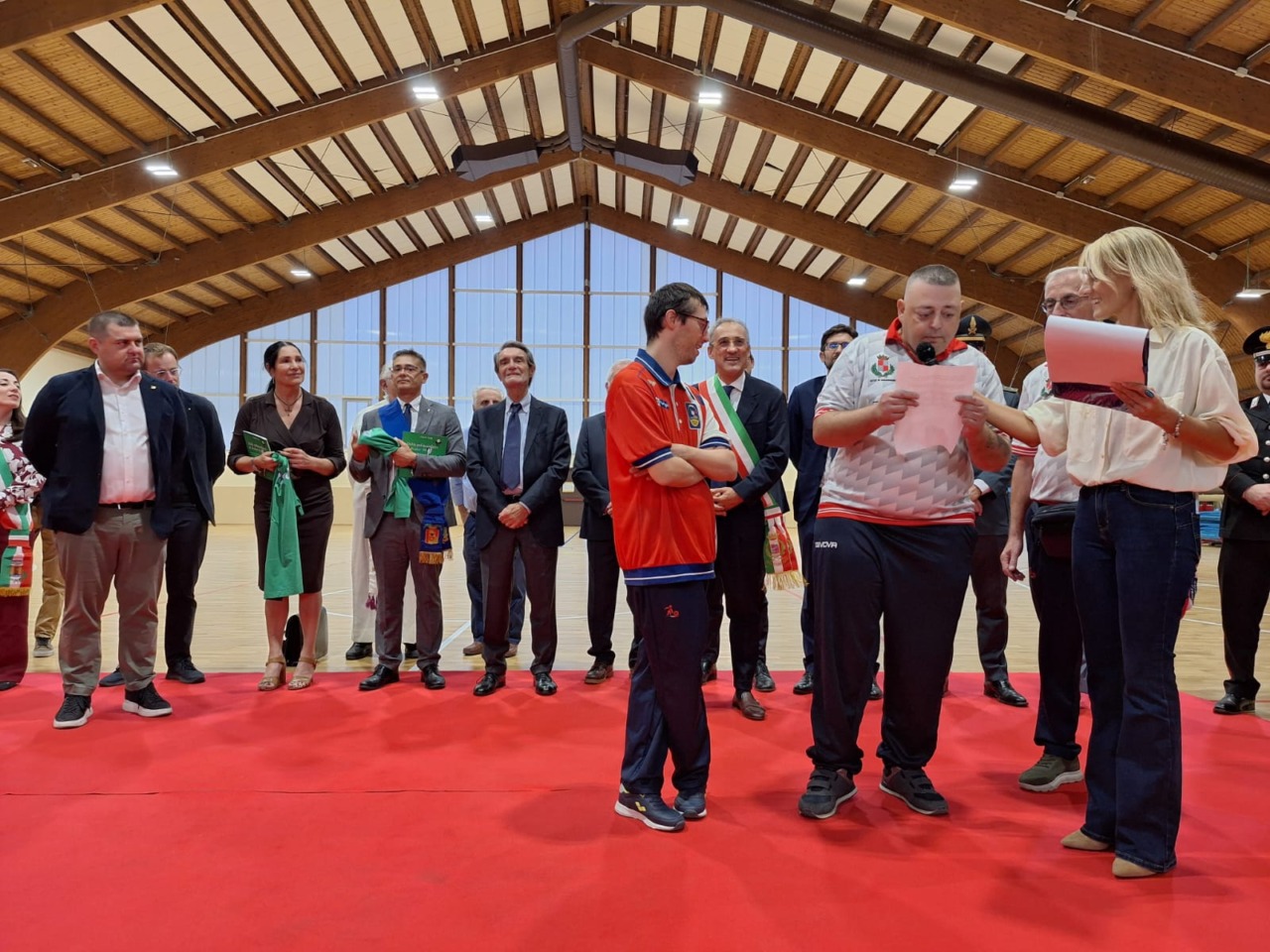Inaugurazione degli impianti sportivi