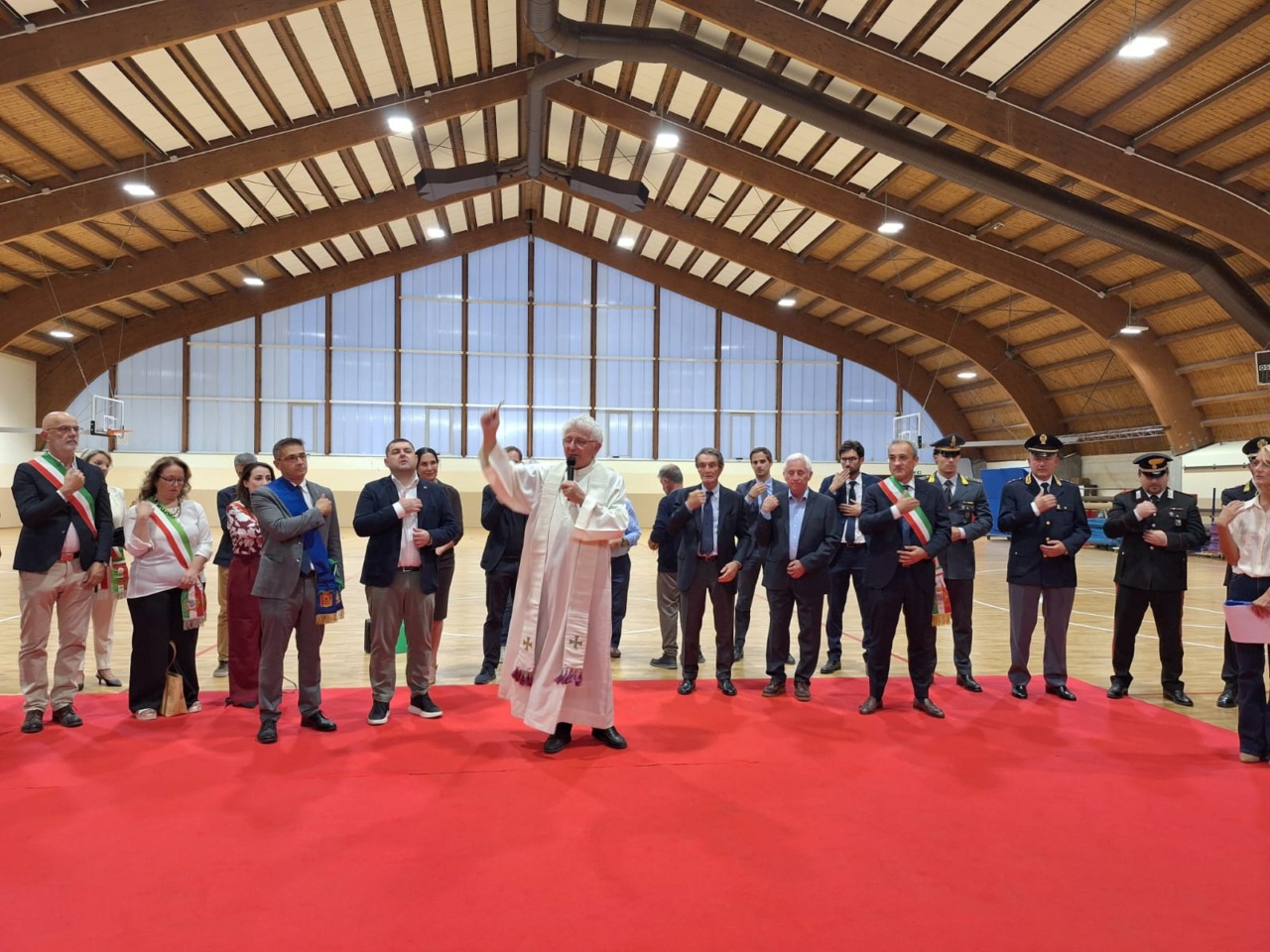 Inaugurazione degli impianti sportivi