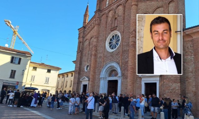 L’abbraccio della città a Moris Vicario, scomparso a 45 anni