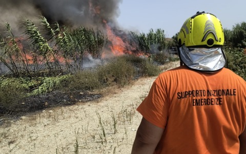 Prevenzione e anti-incendio, anche i Volontari dell’Adda in aiuto a Regione Calabria