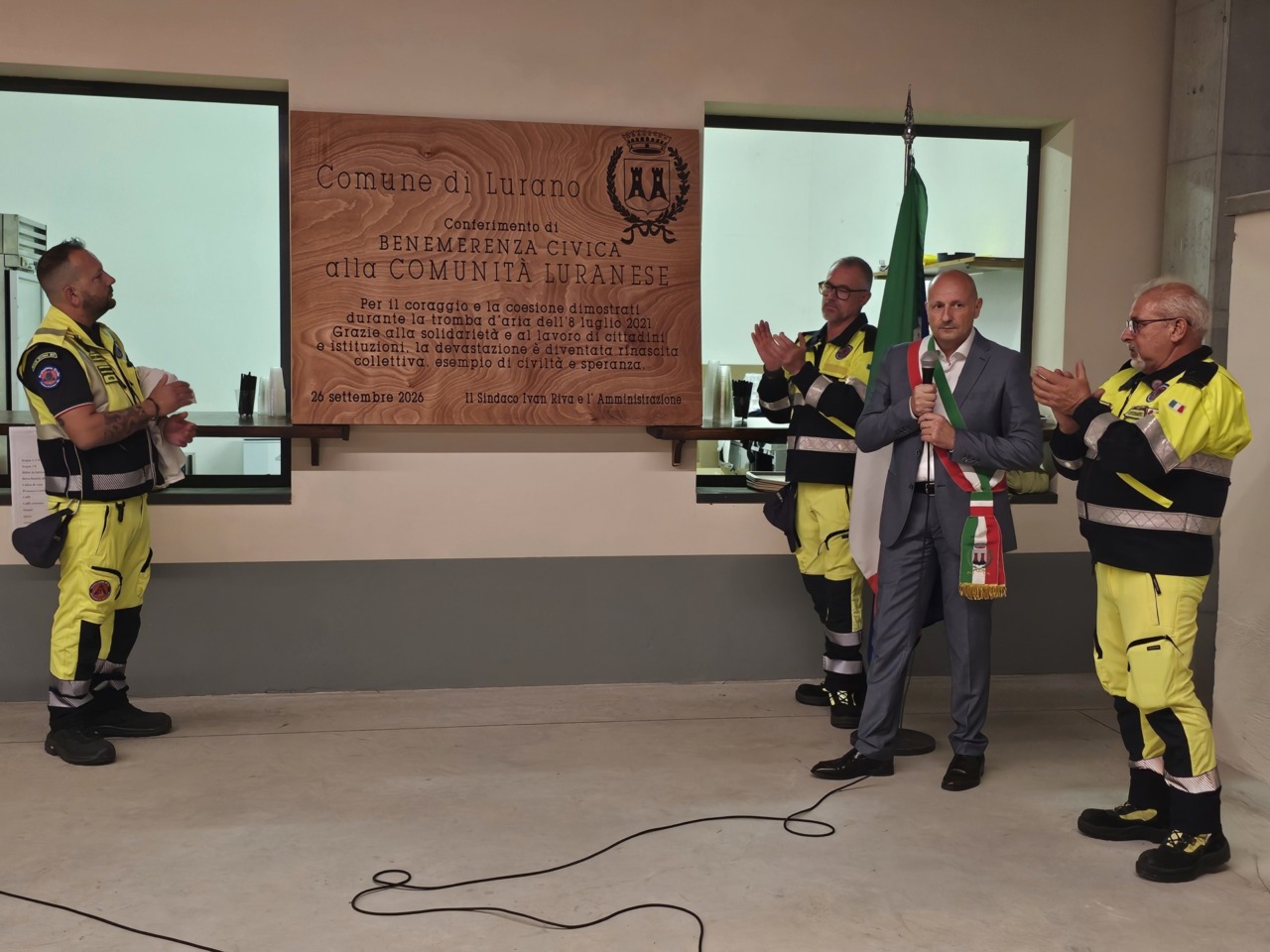 Lo “Spazio Scaravaggi” rinasce dopo la tromba d’aria