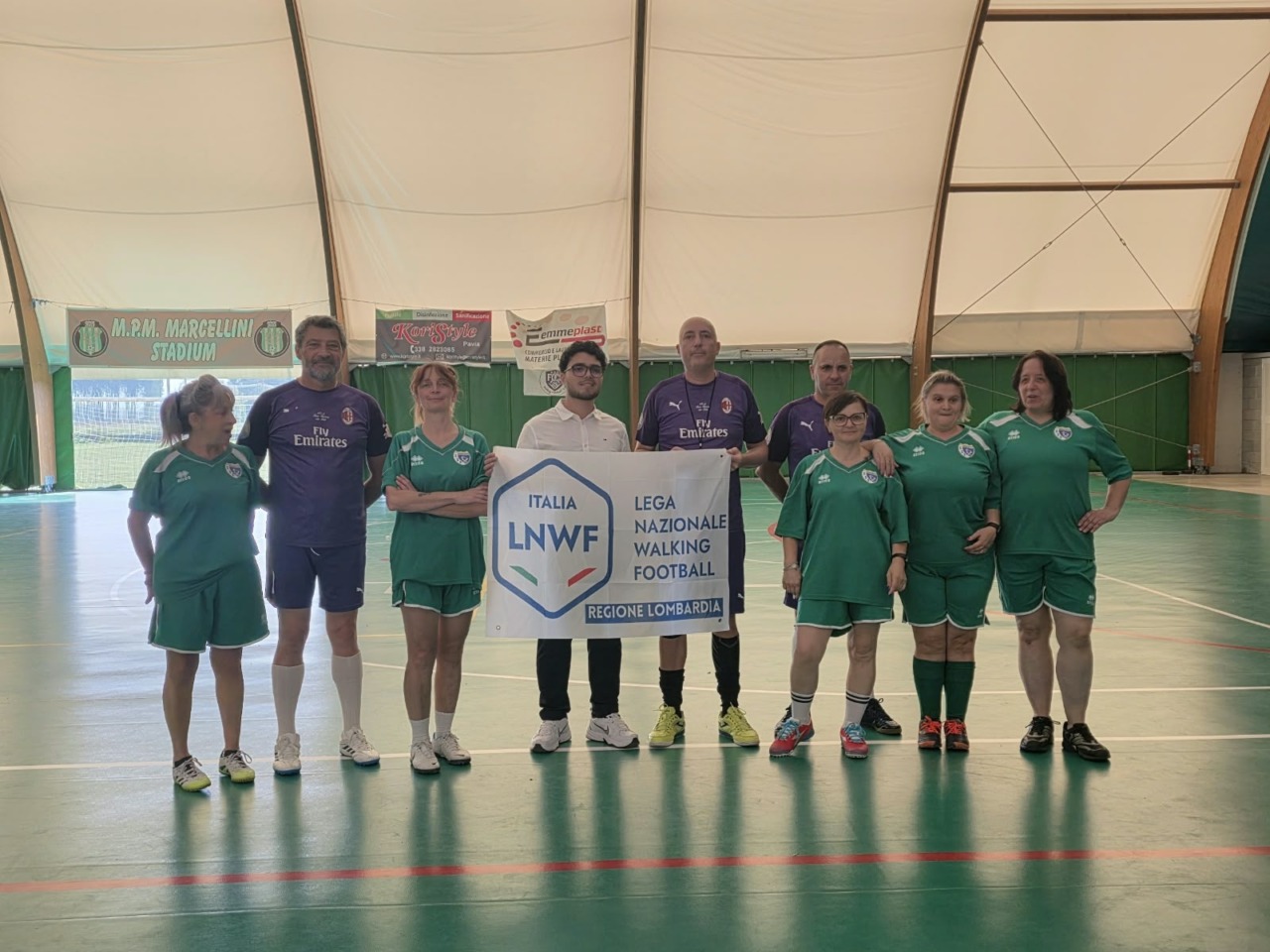 La F.O.c.S. Walking Football scende in campo contro le barriere: sport e inclusione a Linarolo