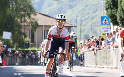 L’undicesima vittoria del cremasco Riccardo Longo arriva sul Ghisallo