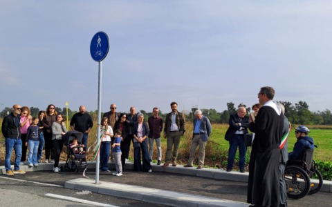 Inaugurata la nuova ciclabile di Badalasco, si inserirà nella ciclovia Milano-Monaco