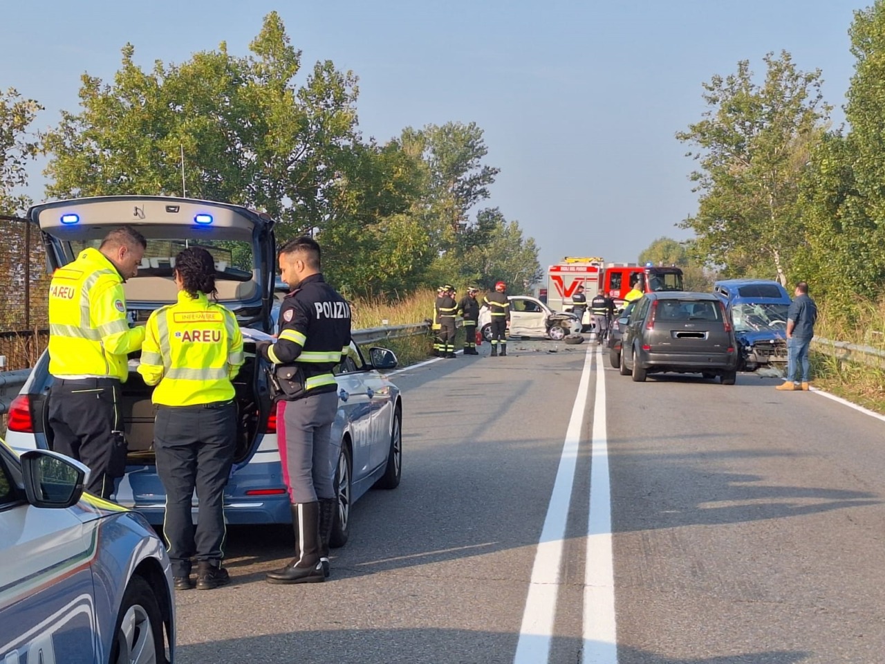 Schianto sulla Rivoltana