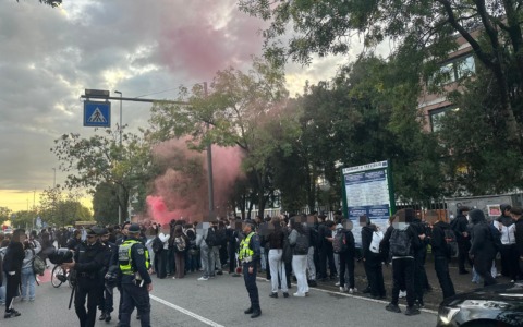 Proteste degli studenti, corteo pacifico a Treviglio (nonostante le avvisaglie)